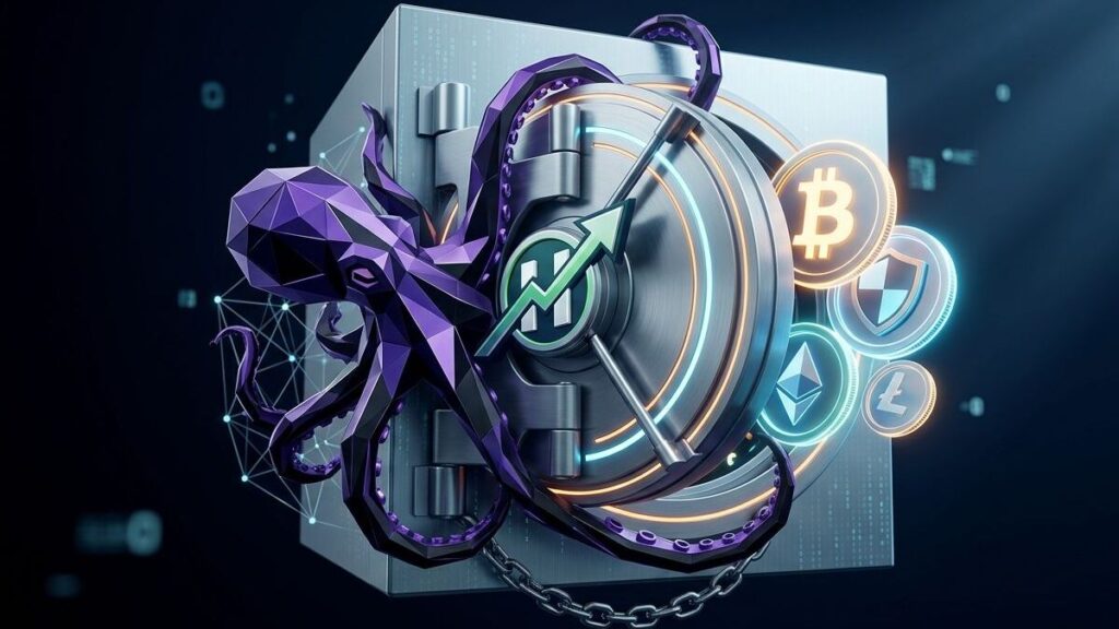 Kraken se asocia con Upshift para lanzar vaults institucionales con custodia calificada y rendimiento onchain curado.