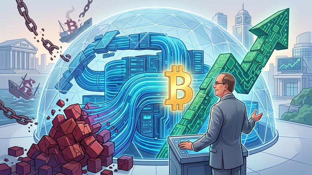 Larry Fink - riesgo de Bitcoin-