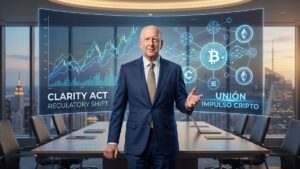David Solomon, CEO de Goldman Sachs, respaldó la Ley Clarity