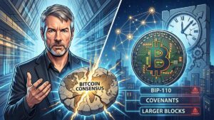 Michael Saylor-soft fork BIP-110 en Bitcoin