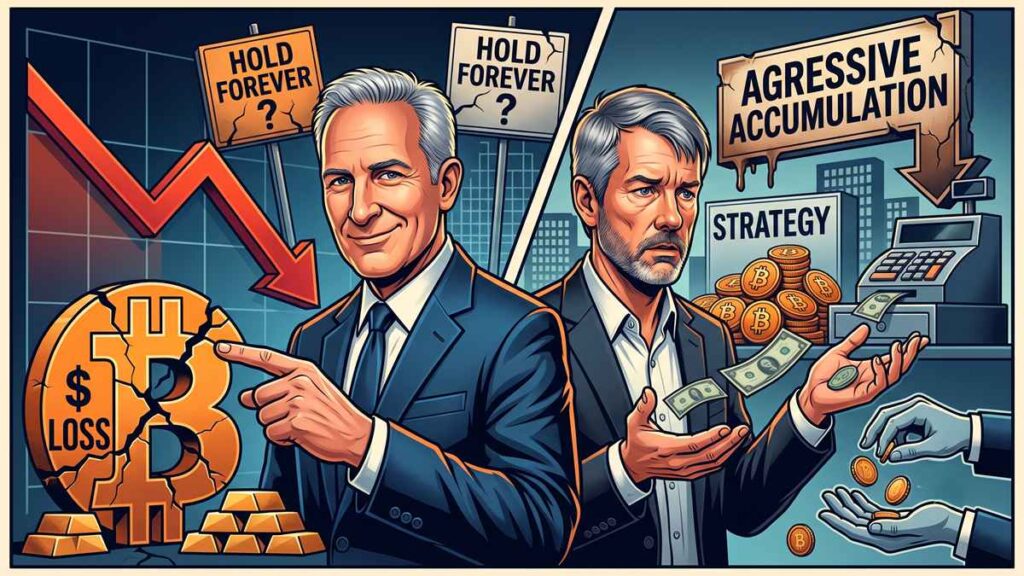 Peter Schiff critica a Michael Saylor-