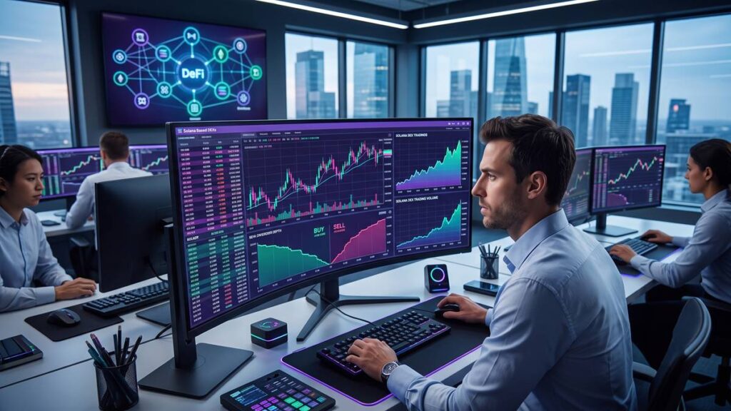 PhoenixTrade analiza el aumento de volumen y liquidez en DEX de Solana