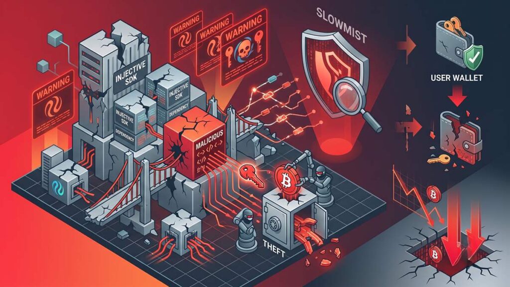 SlowMist emitió una alerta sobre una dependencia maliciosa identificada en el SDK de Injective