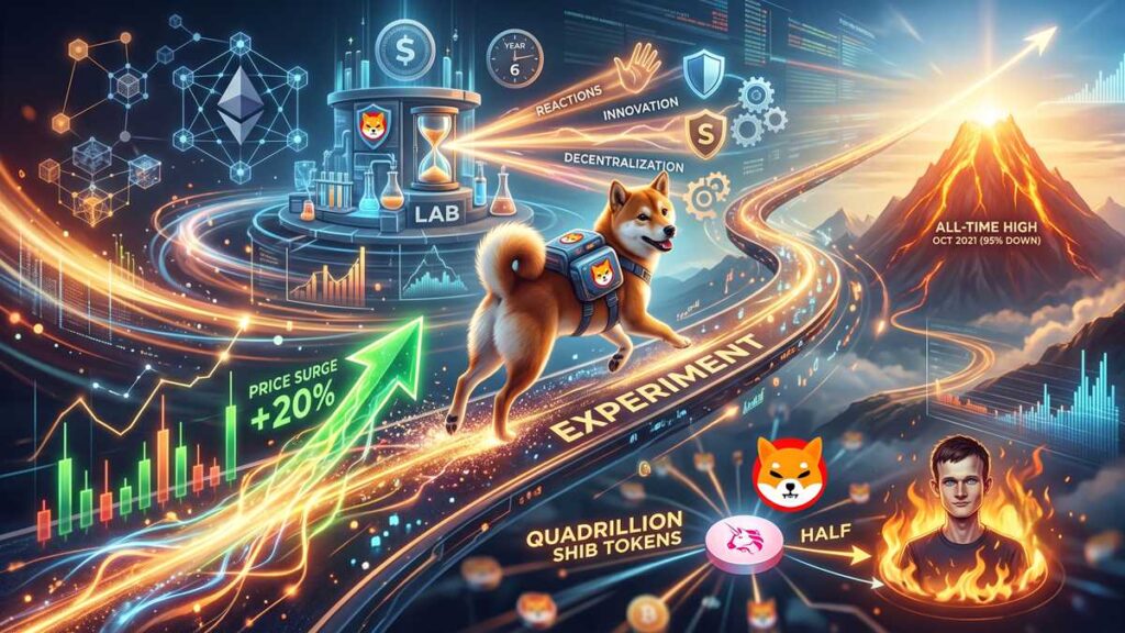 Shiba Inu acumula un alza del 20% semanal antes de su sexto aniversario