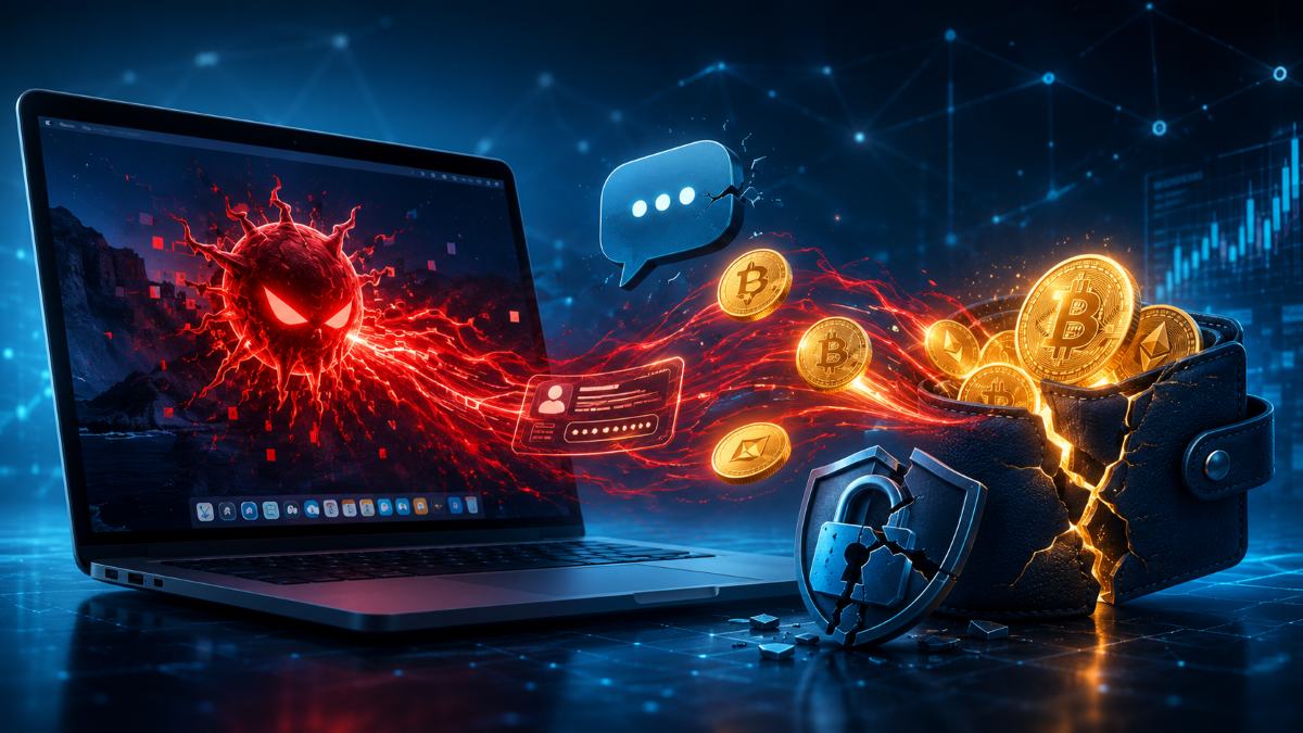 SlowMist advierte que malware en macOS roba sesiones de Telegram, bases de wallets y frases semilla mediante apps falsas.
