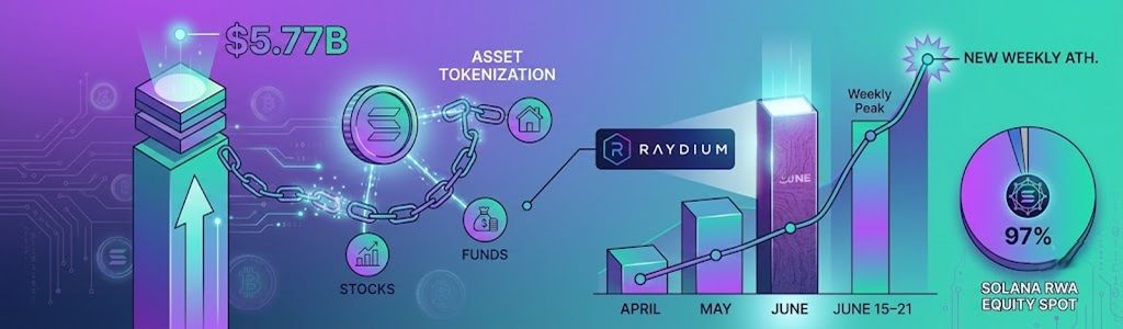 Solana-volumen de activos tokenizados-