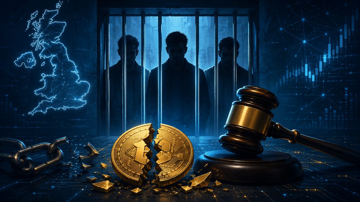 Reino Unido encarcela a tres hombres por una estafa policial falsa que robó más de £4M en cripto.