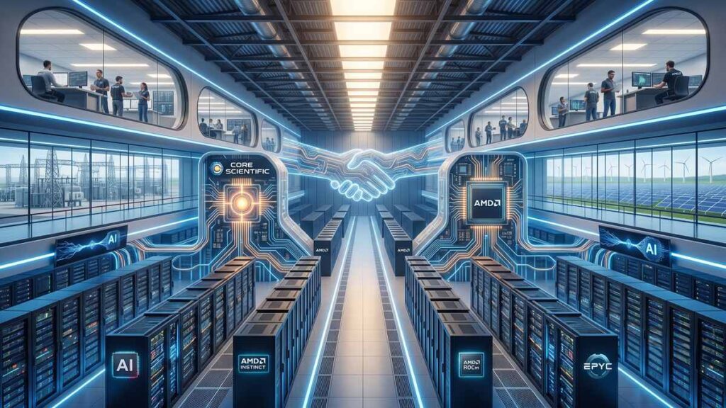 Core Scientific y AMD firman una alianza masiva de centros de datos para inteligencia artificial
