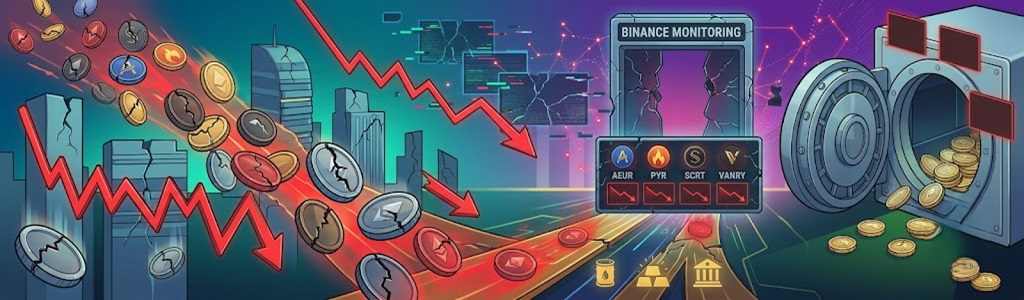 Binance añade AEUR, PYR, SCRT y VANRY a su lista de monitoreo este 3 de julio