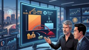 ganancias de Strategy se desploman