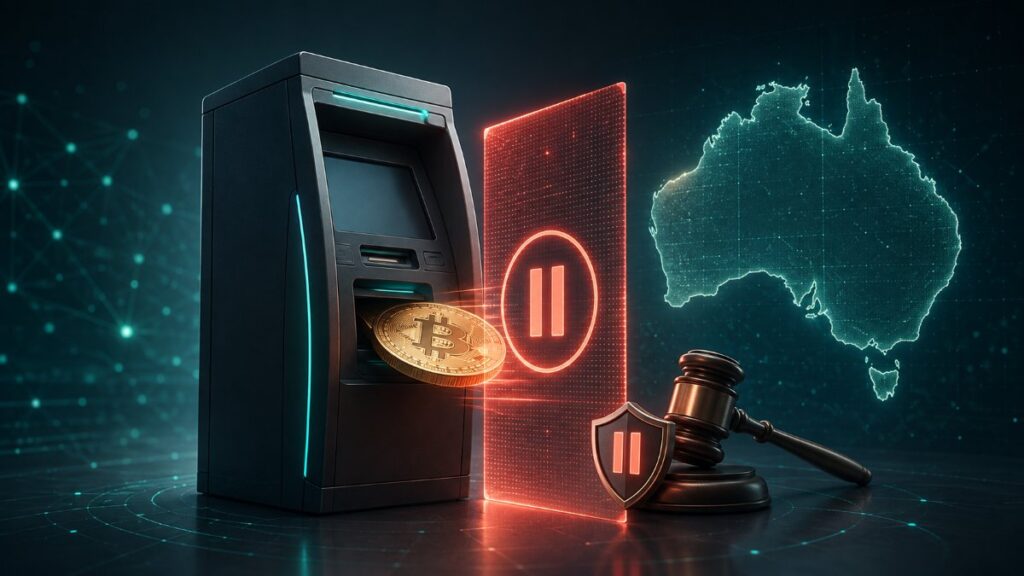 AUSTRAC suspende a Cryptolink por tres meses y apaga 96 cajeros cripto por fallas en reportes AML/CTF.