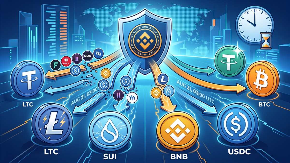 Binance anuncia la exclusión de 7 pares de trading