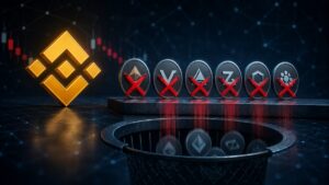 Binance retirará seis tokens el 17 de agosto, mientras los usuarios de VANRY afrontan una migración separada y menor liquidez.