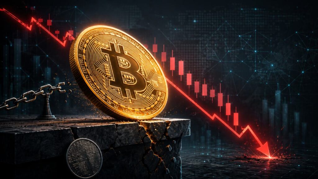 Bitcoin cae por debajo de $63.000 mientras regresan las salidas de los ETF y las posiciones largas apalancadas en Binance enfrentan mayor presión de liquidación.