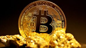 Bitcoin con patrón de bandera alcista