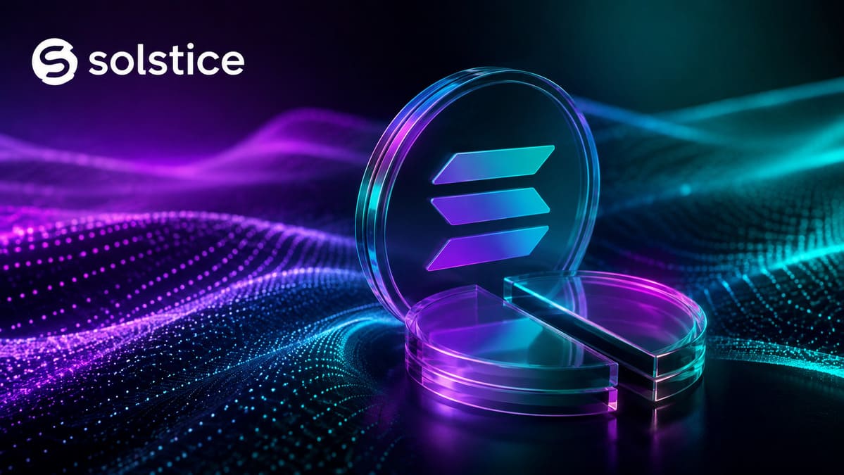 Solstice Finance Lanza el Primer Producto STRC de Solana con Split-Risk Tokens