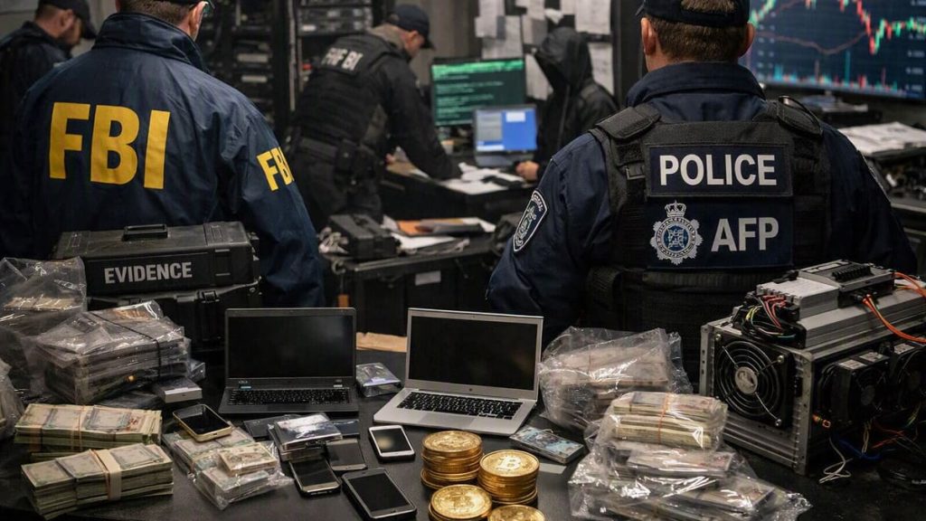 FBI y Policía Australiana Desmantelan una Gran Red Cibercriminal que Lavaba Millones en Criptomonedas