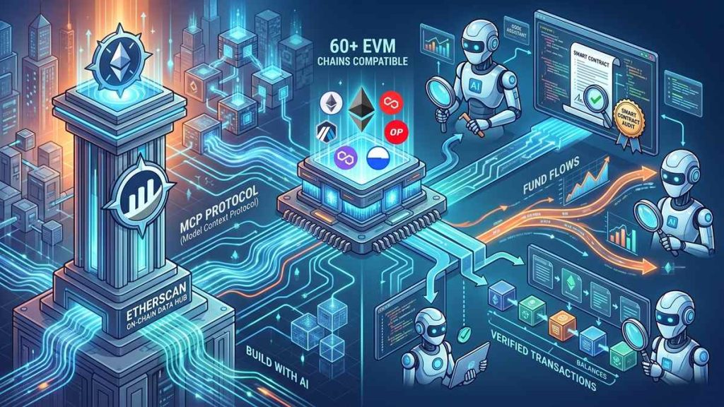 Etherscan - datos on-chain a agentes de IA