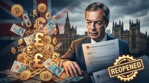 Reino Unido Reabre Investigación Sobre Nigel Farage Por Millones En Regalos Vinculados A Criptomonedas 