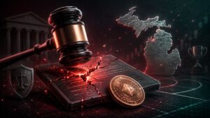 Coinbase pierde su intento de frenar a Michigan mientras el tribunal rechaza su argumento inicial de preeminencia federal.