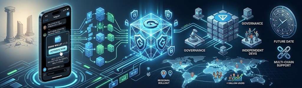 Pavel Durov confirmó el despliegue de Gram Wallet en Telegram para un grupo inicial de usuarios
