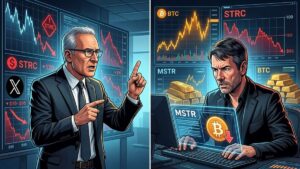 Schiff Advierte Que Saylor Podría Vender Mucho Más Bitcoin y MSTR