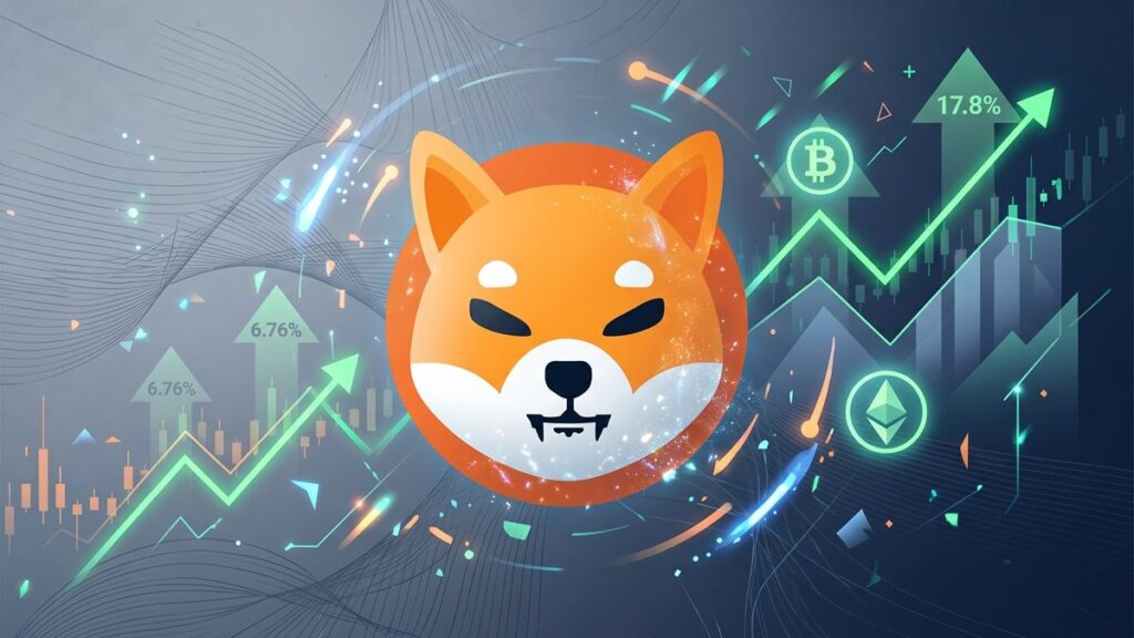 Shiba Inu subió 6,76%
