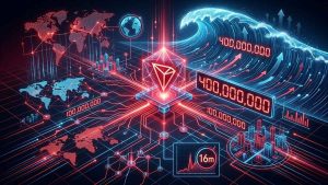 TRON Alcanza 400M de Cuentas Tras Sumar Sus Últimos 100M en Solo 16 Meses