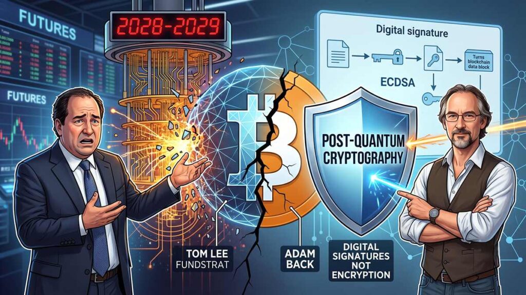 Tom Lee Bitcoin cuántica