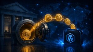 Trump Media mueve 2,628 BTC a Crypto.com y deja sus fondos identificados cerca del colateral de préstamo declarado.