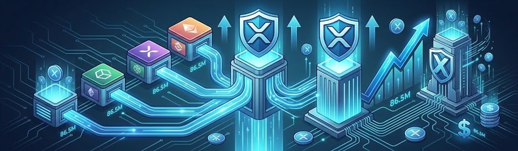 Goldman Sachs reportó aproximadamente $86,5 millones en cinco ETFs de XRP en su presentación del segundo trimestre de 2026, regresando como un importante tenedor institucional.