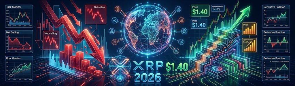 El mercado de derivados de XRP muestra su mayor presión vendedora de 2026, con Binance registrando aproximadamente $96 millones en dominio vendedor.