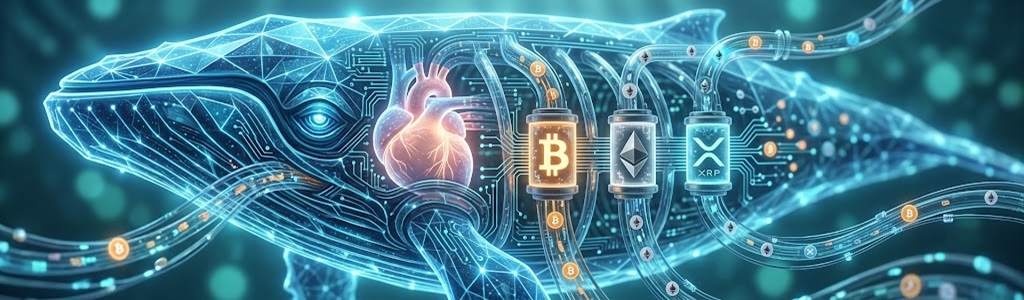 ballenas impulsan Bitcoin, Ethereum y XRP