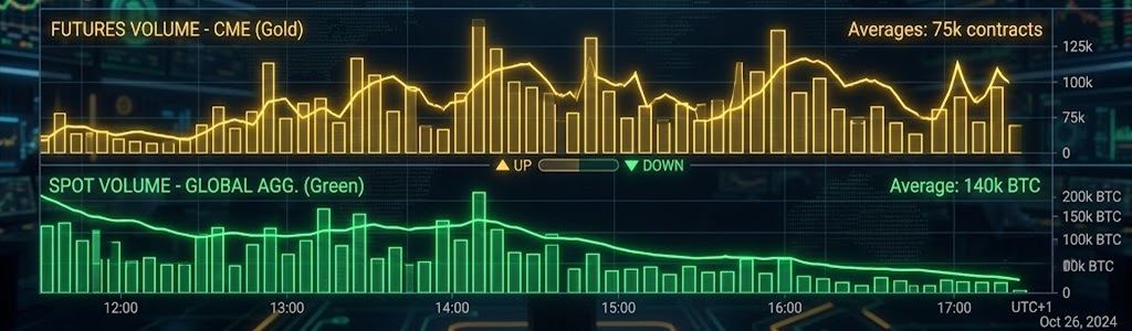 La relación de volumen entre futuros y al contado de Bitcoin en Binance alcanzó un récord de 7,82, con 57.820 millones