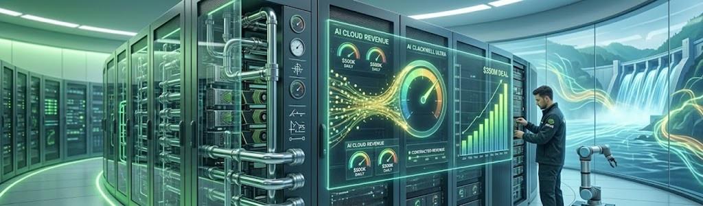minero de Bitcoin HIVE-acuerdo de nube de IA