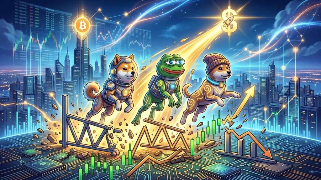 3 memecoins preparadas para acaparar la atención septiembre