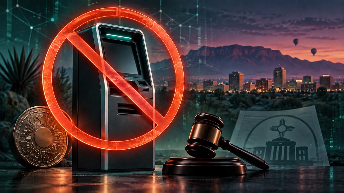 Albuquerque prohíbe cajeros cripto y transacciones asistidas, dando 45 días a operadores para retirar las máquinas existentes.