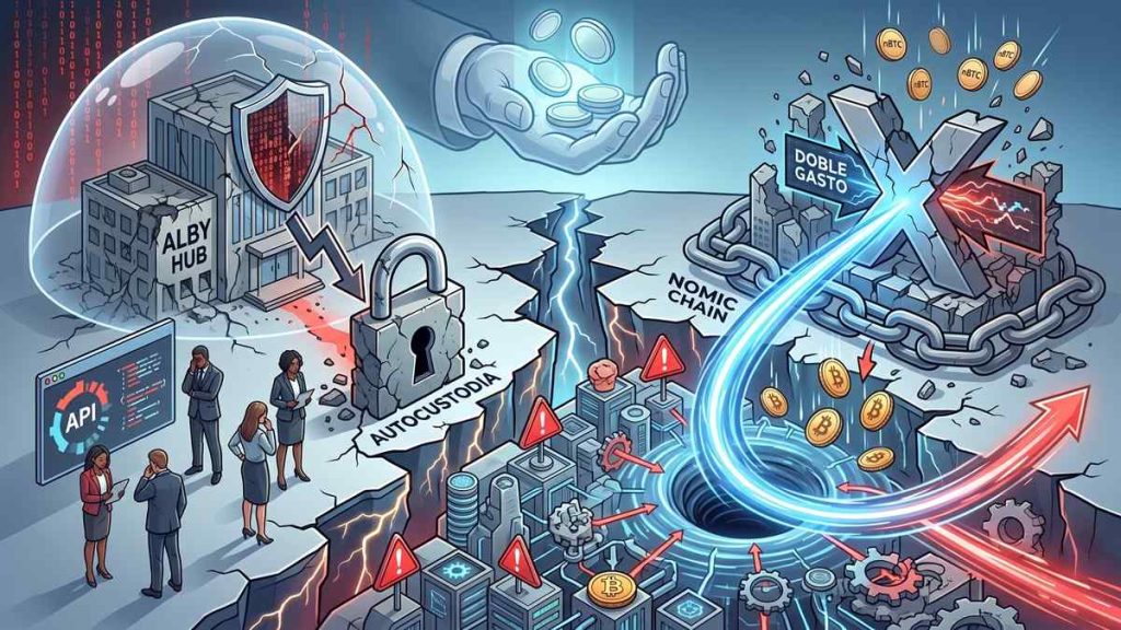 Validadores de Osmosis congelaron 22,65 BTC tras un exploit en la cadena Nomic