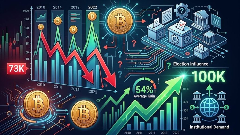 Analista Prevé Que Bitcoin Podría Caer Hasta Los $73.000 Tras Las Elecciones De Medio Término En EE.UU.