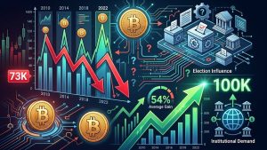 Analista Prevé Que Bitcoin Podría Caer Hasta Los $73.000 Tras Las Elecciones De Medio Término En EE.UU.
