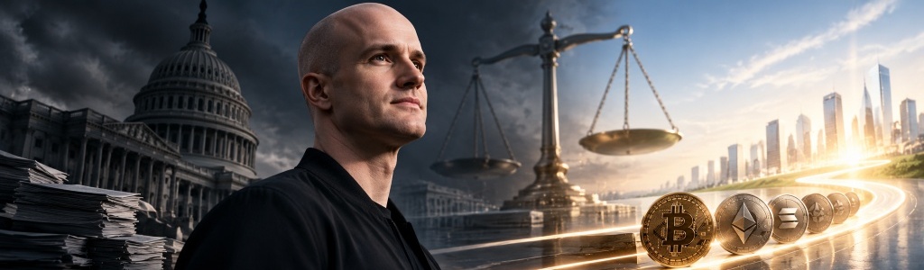 Brian Armstrong afirma que el sector cripto podría obtener claridad regulatoria tanto si la Clarity Act se aprueba