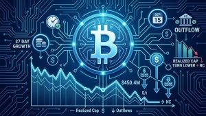 La Capitalización Realizada de Bitcoin Gira a la Baja por Primera Vez en un Mes