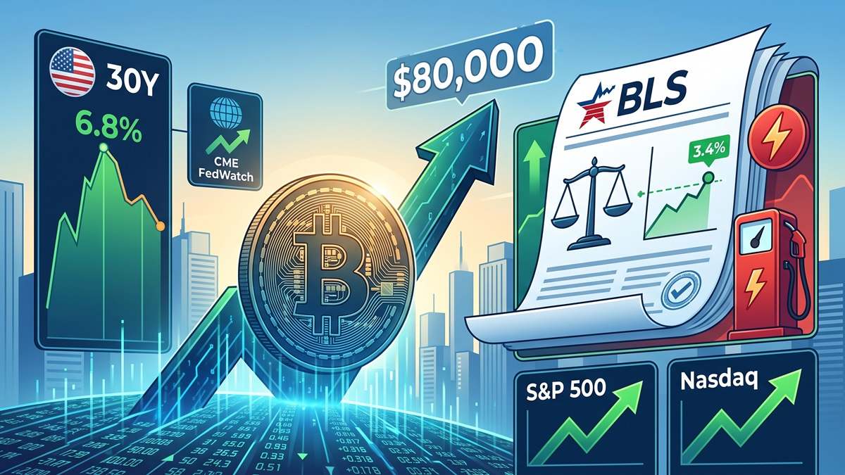 Bitcoin rebota hacia los $80.000