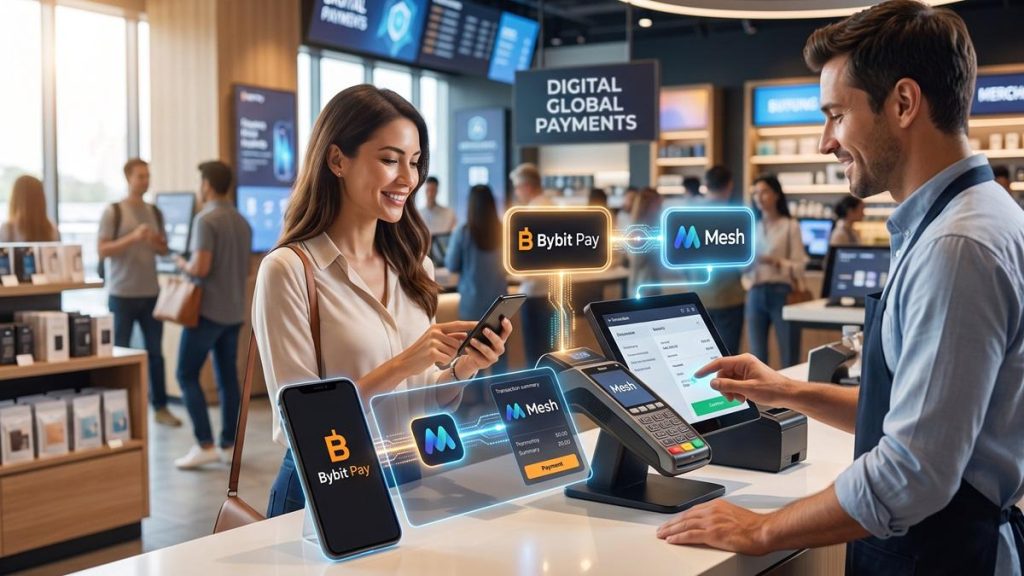 Bybit Pay integra la red Mesh, conectando sus balances de criptomonedas con más de 300 plataformas