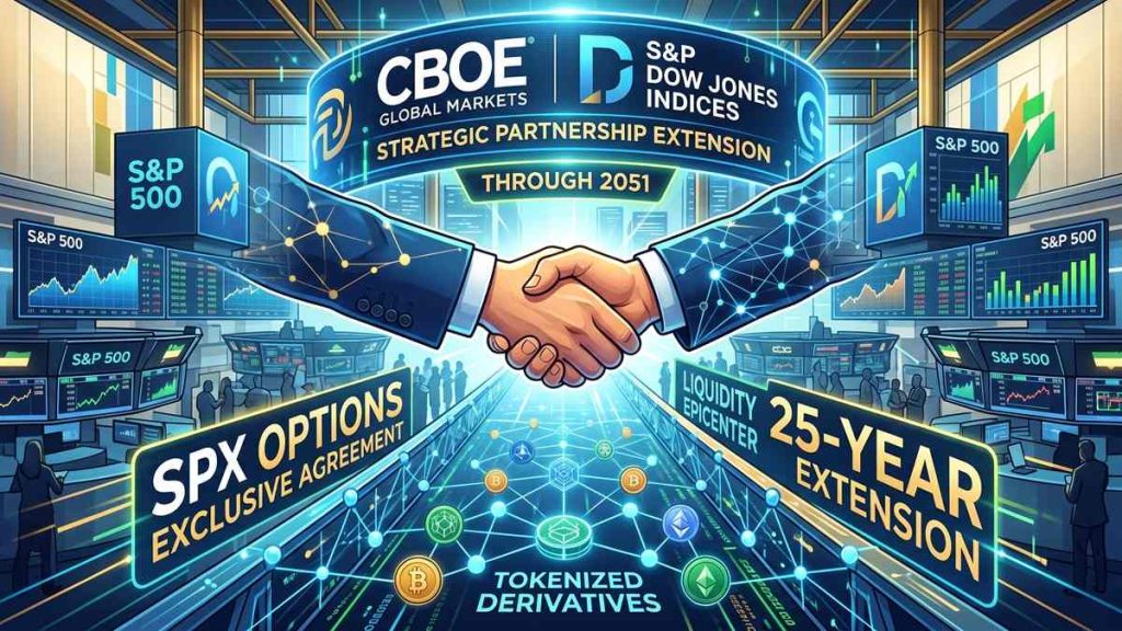 Cboe extiende el acuerdo sobre opciones del S&P 500 hasta 2051