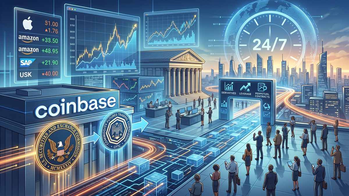 Coinbase solicita el aval de la SEC para el trading de perpetuos-