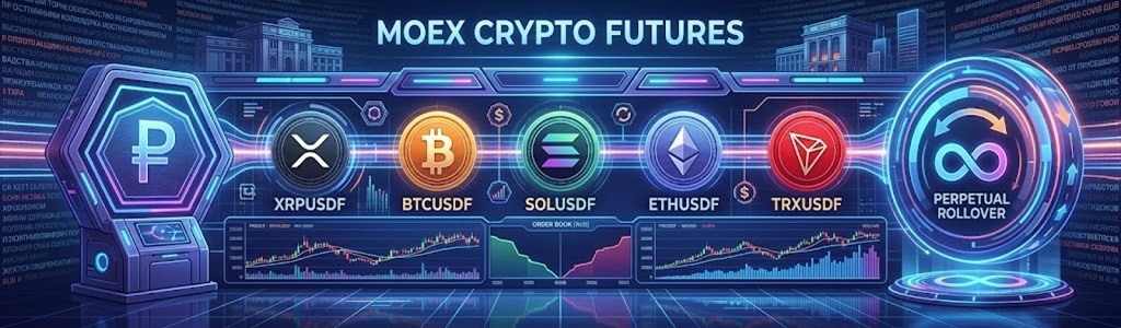 La Bolsa de Moscú lanzará futuros perpetuos vinculados a Bitcoin, Ethereum, Solana, XRP y TRON el 22 de septiembre.