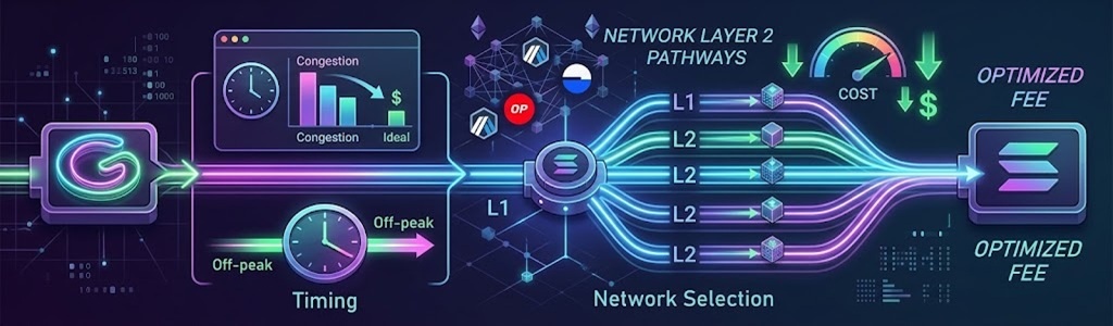 Los usuarios de Ethereum también pueden considerar redes Layer 2 como Base, Arbitrum y OP Mainnet. Estas redes pueden reducir los costos de ejecución, aunque el gasto total puede incluir tanto la ejecución en Layer 2 como los costos de datos asociados con Ethereum.
