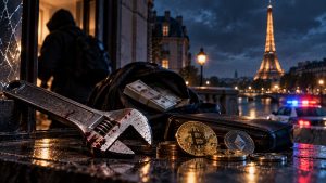 Cuatro sospechosos siguen prófugos tras retener a una familia en Francia durante horas y robarle cerca de €40,000 en criptomonedas.