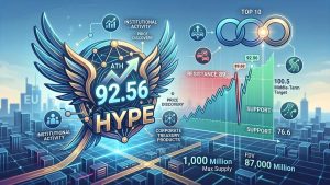 Hyperliquid ingresa al top 10 tras alcanzar un máximo histórico de 89,69 dólares